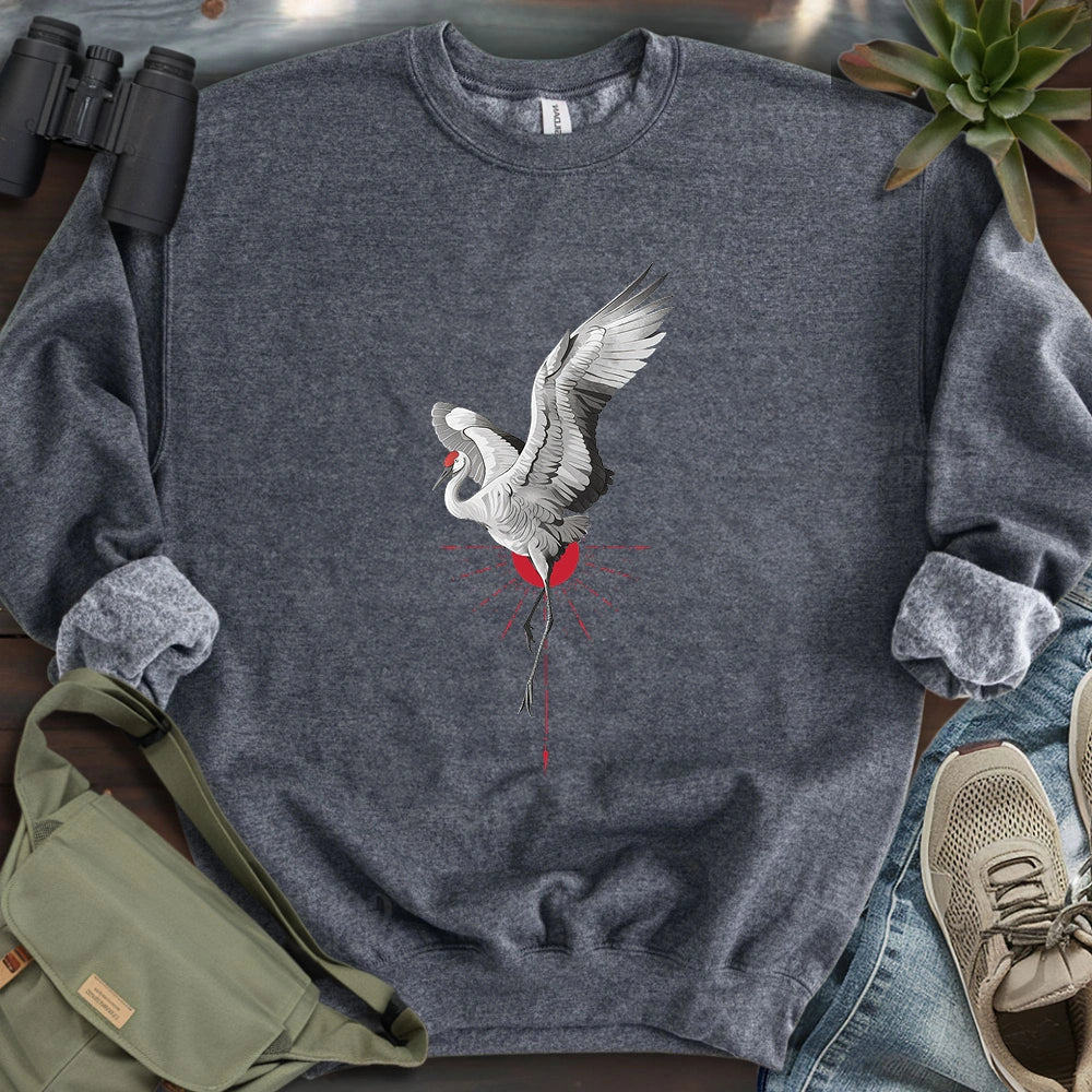 Celestial Crane Sweatshirt