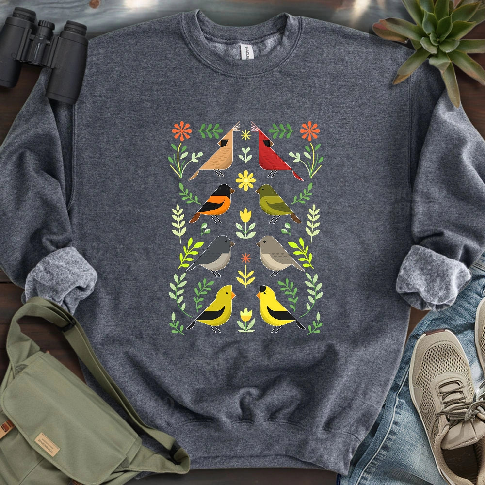 Couples of Backyard Birds Sweatshirt