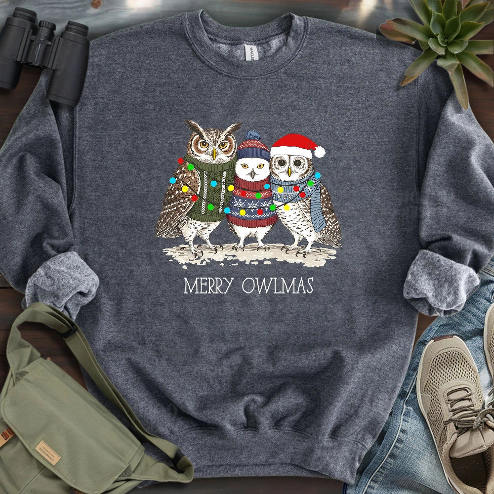 Cozy Owlmas Trio Sweatshirt