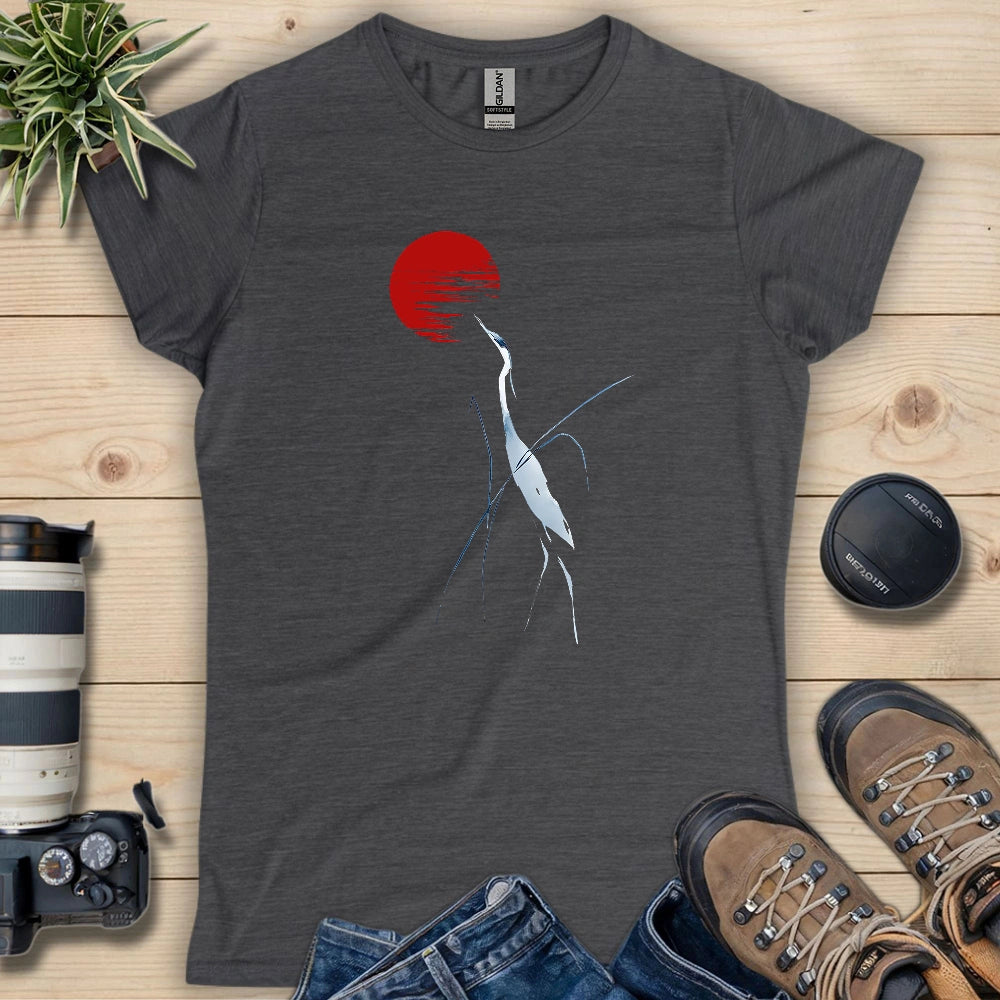 Crane Of The Dawn Women's T-shirt