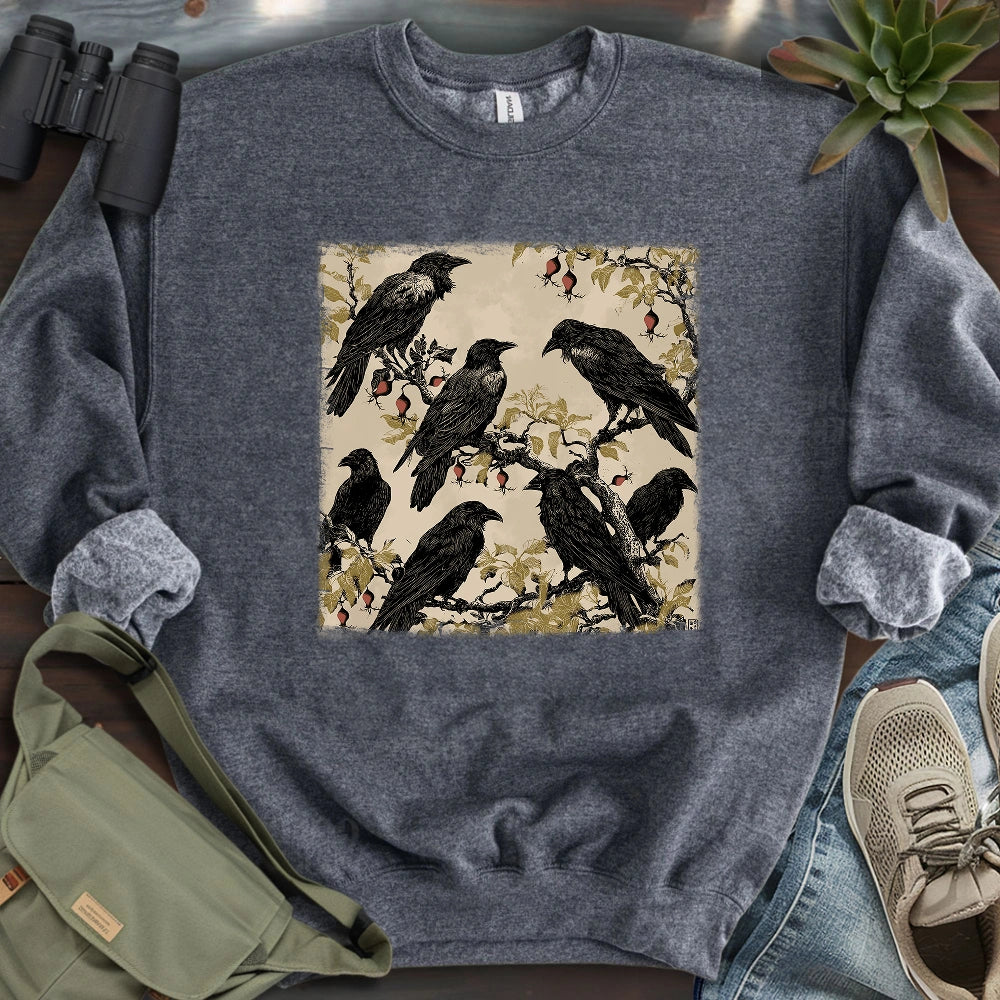 Crow's Secret Garden Sweatshirt