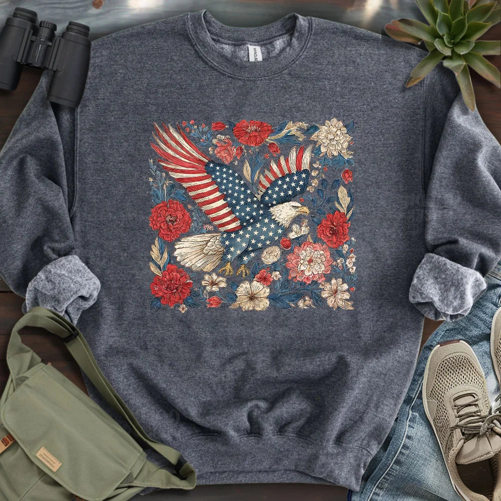 Eagle Of 4th Of July Sweatshirt