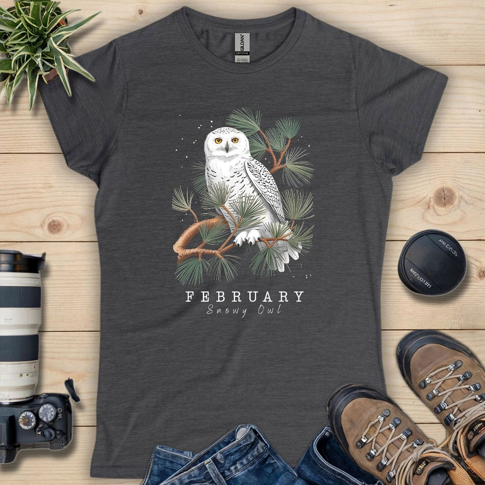 February Snowy Owl Women's T-shirt