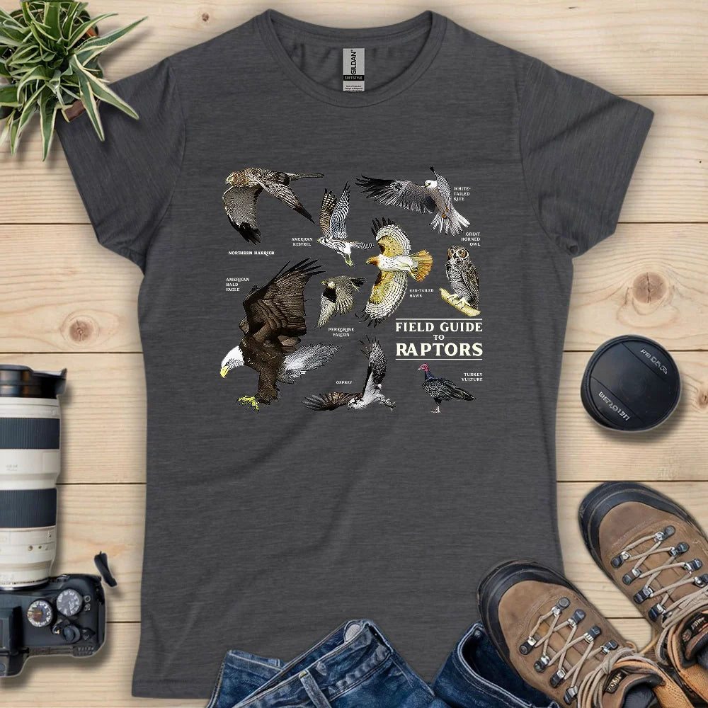 Field Guide To Raptors Women's T-shirt