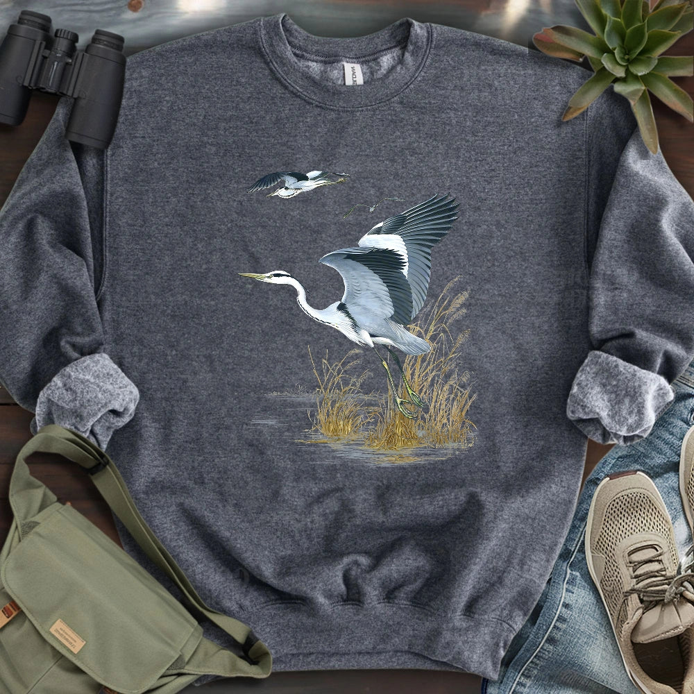Grace of the Heron Sweatshirt