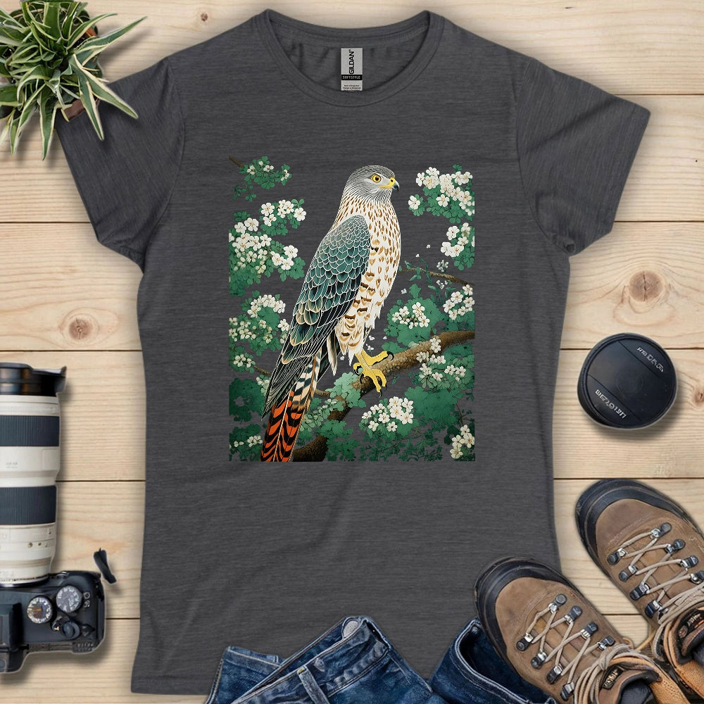 Hawk in Bloom Women's T-shirt