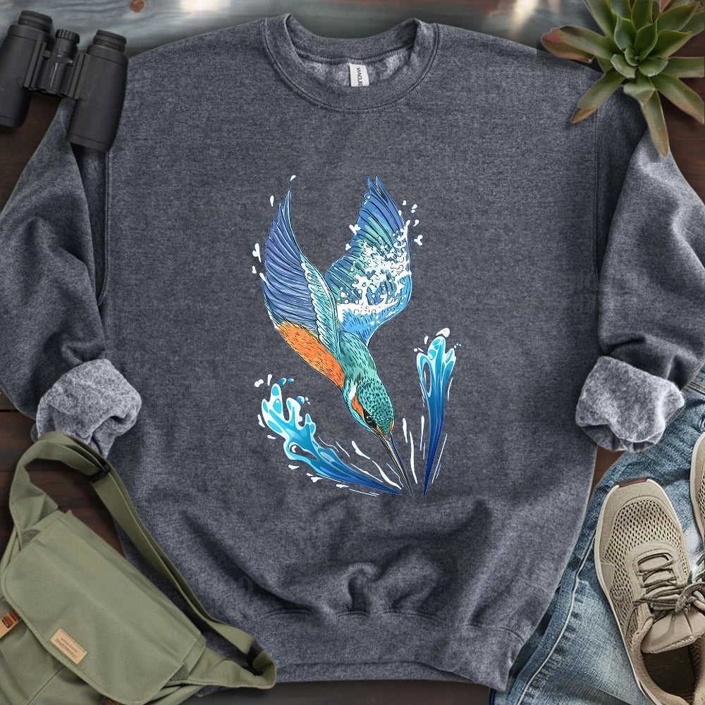 Kingfisher Diving Sweatshirt