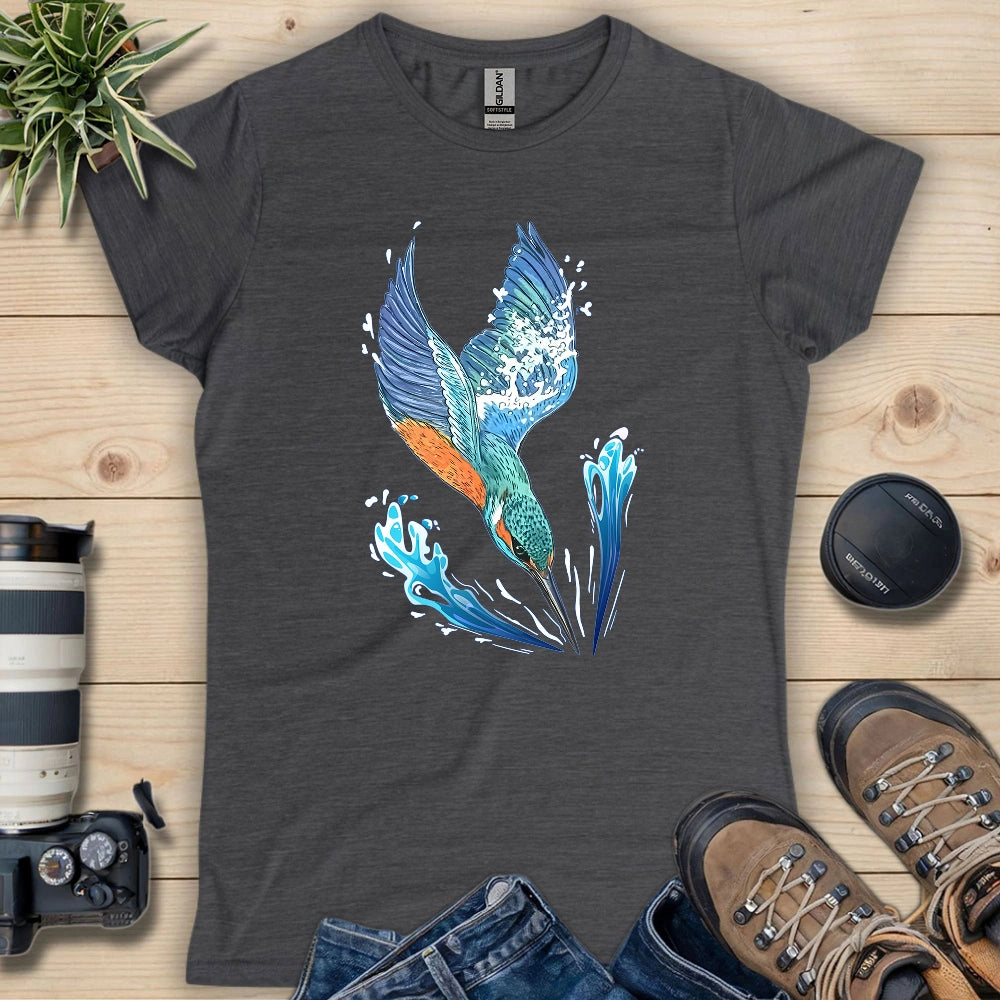 Kingfisher Diving Women's T-shirt