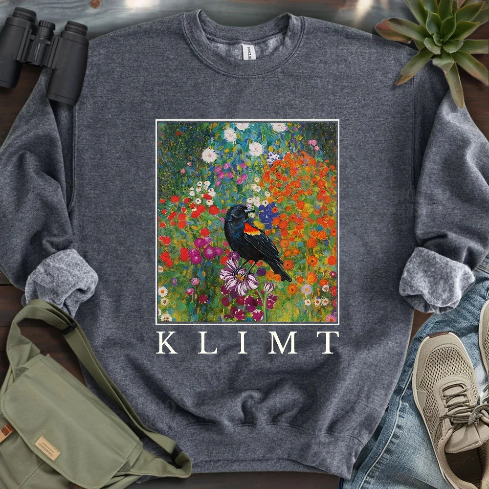 Klimt Blackbird Sweatshirt
