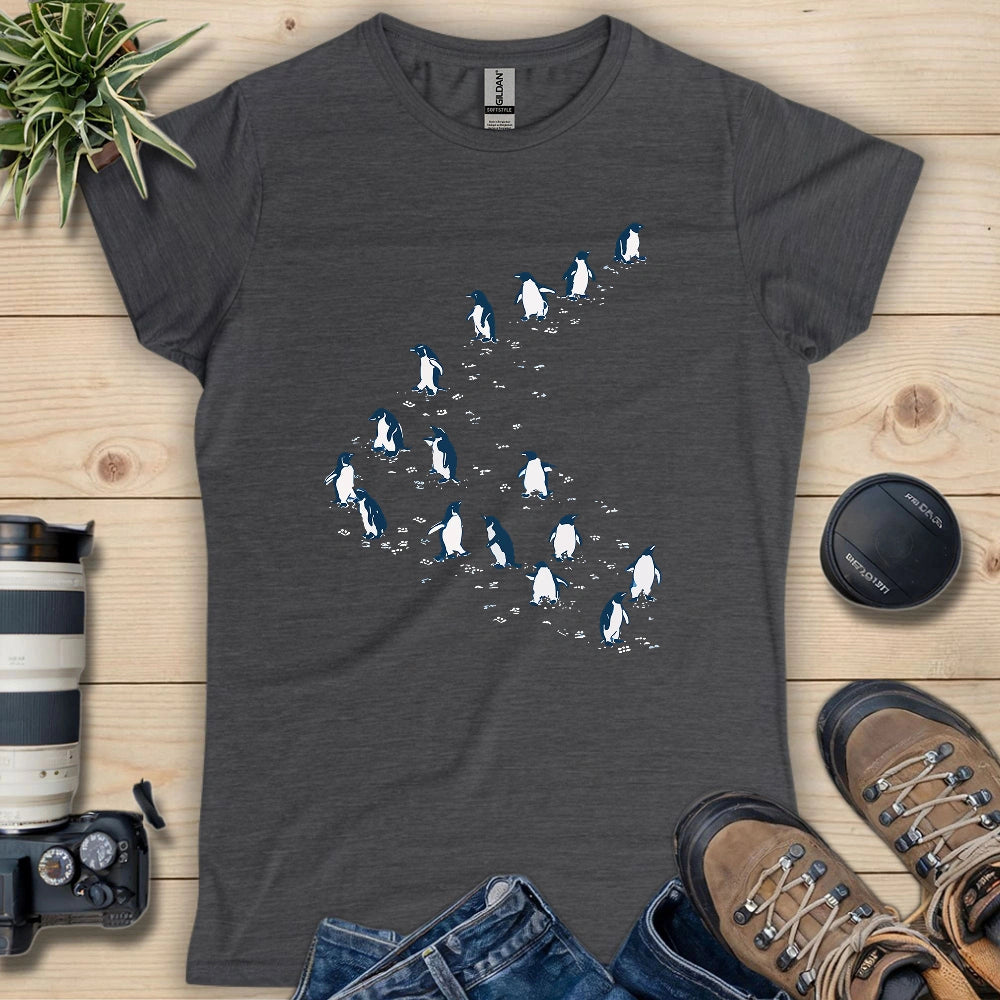 March of the Penguins Women's T-shirt