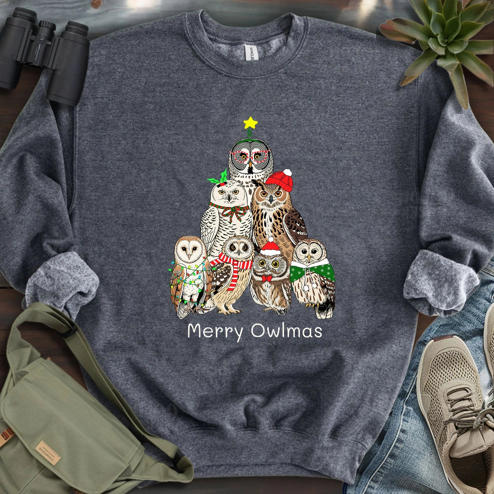 Owl Family Christmas Sweatshirt
