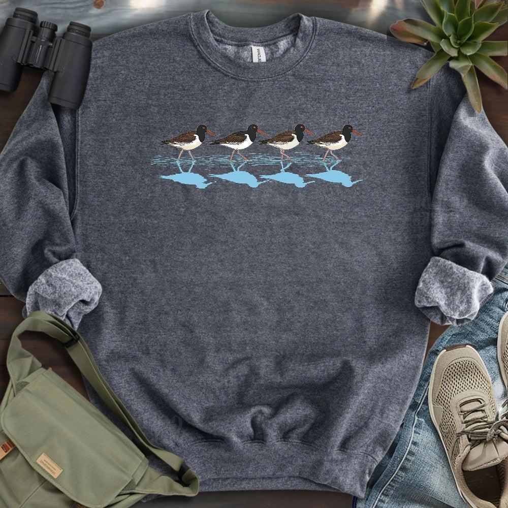 Oystercatchers Walking Sweatshirt
