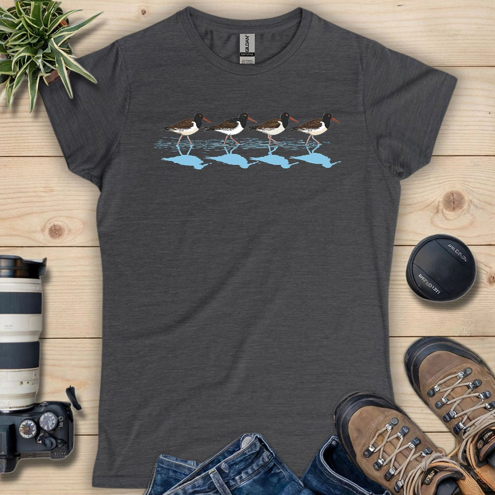 Oystercatchers Walking Women's T-shirt