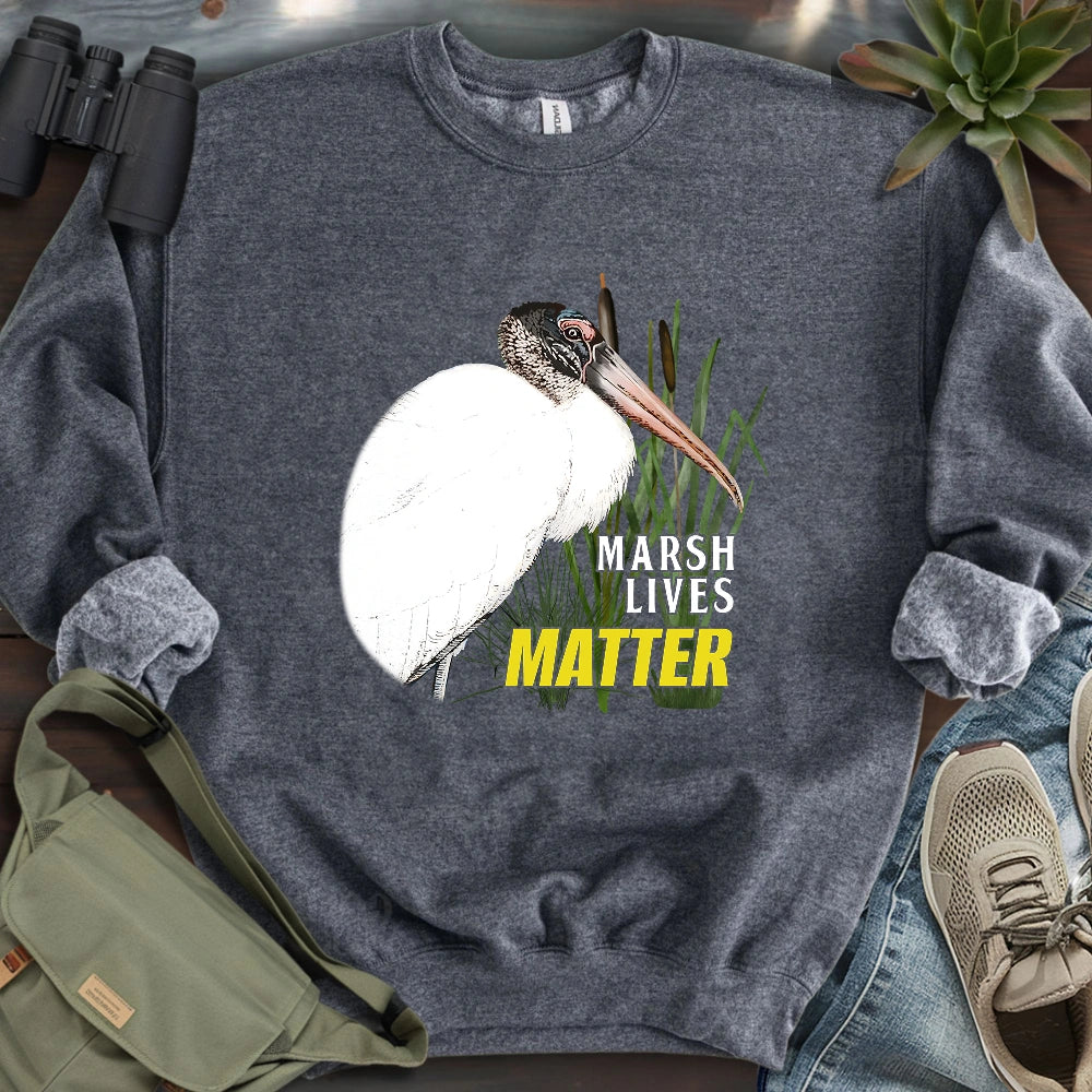 Protect Wood Stork Sweatshirt