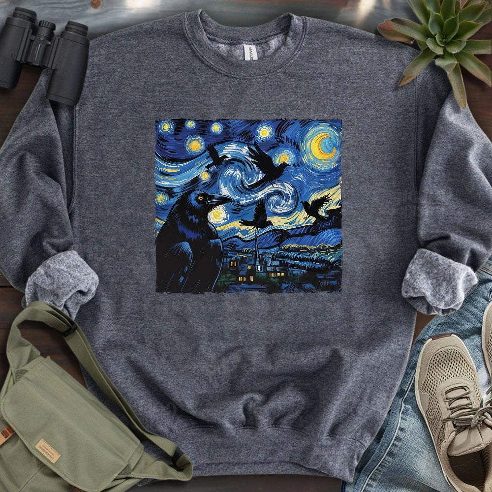 Raven Starry Night Sweatshirt