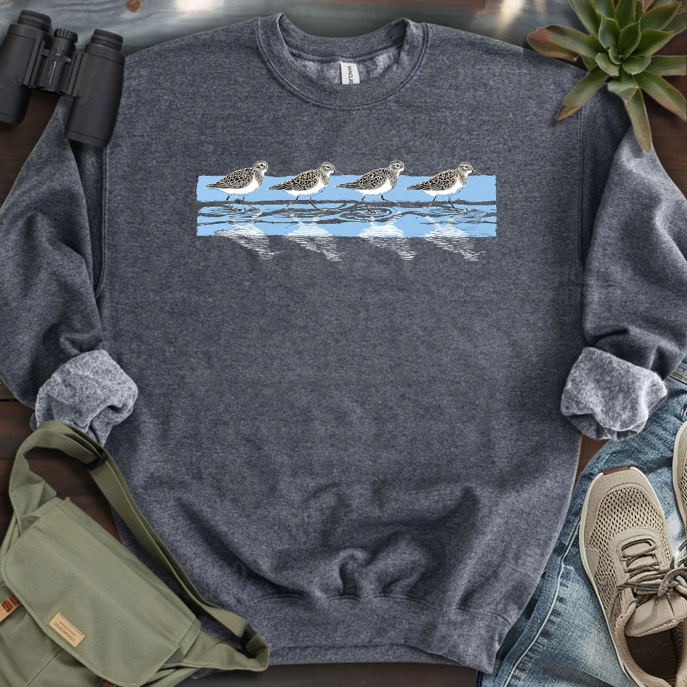 Tidewalking Sandpipers Sweatshirt