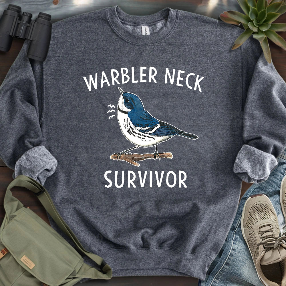 Warbler Neck Survivor Sweatshirt