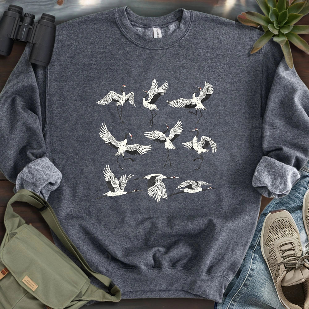 Graceful Cranes Sweatshirt