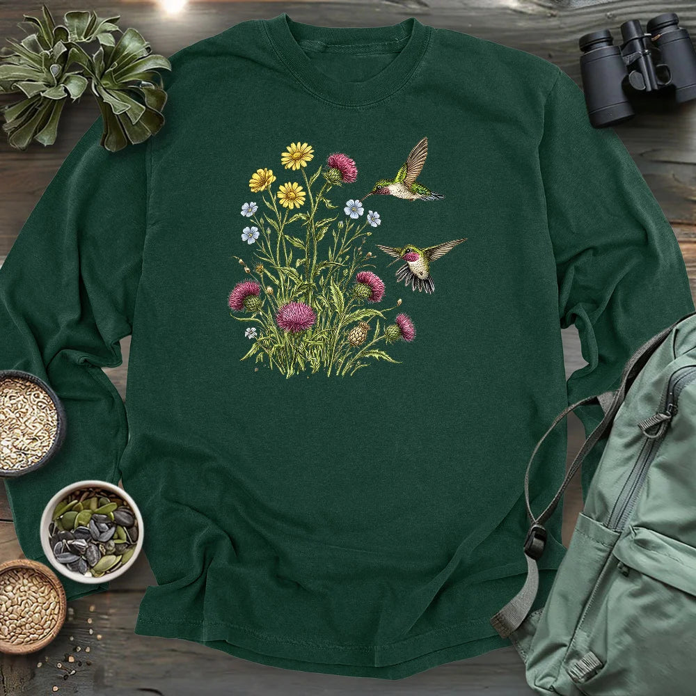 Attracted To Wildflowers Long Sleeve T-shirt