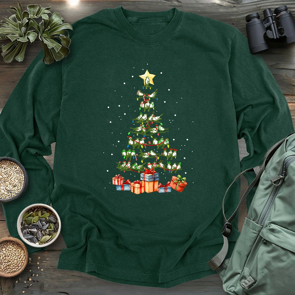 Birdy Christmas Tree Long Sleeve T-shirt
