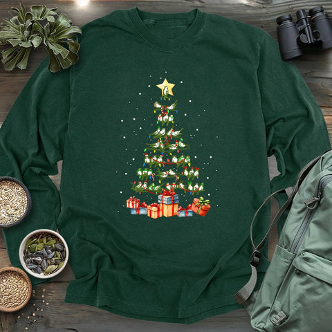 Birdy Christmas Tree Long Sleeve T-shirt