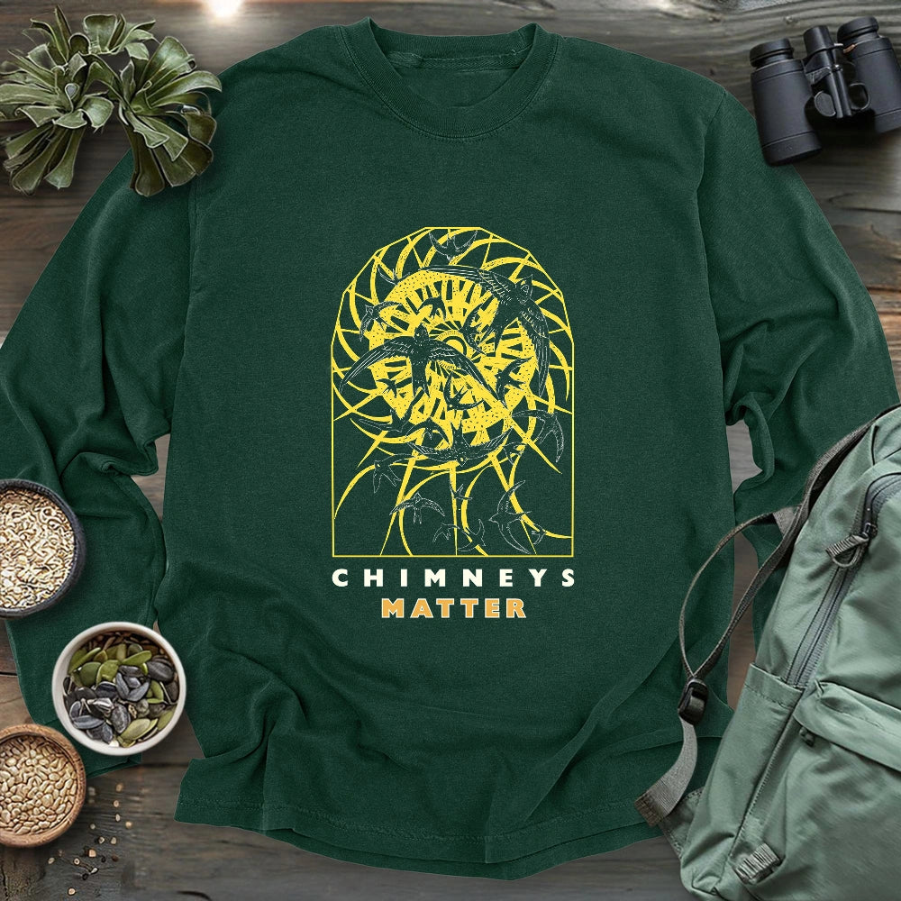 Chimney Swifts Matter Long Sleeve T-shirt