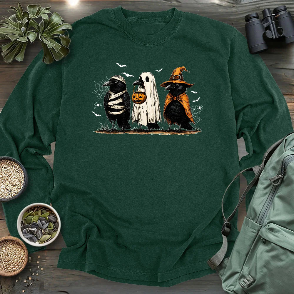 Crows in Costume Long Sleeve T-shirt