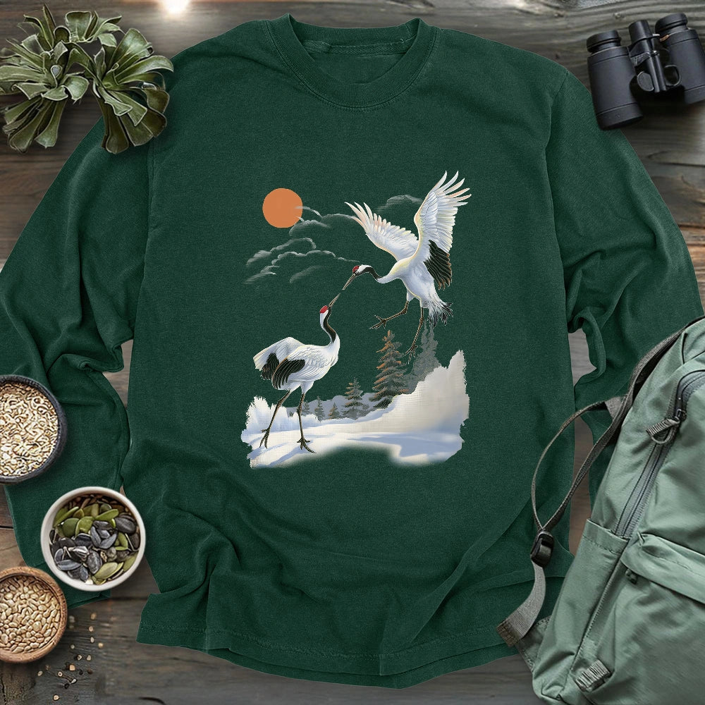Dance of the Cranes Long Sleeve T-shirt