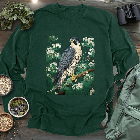 Falcon In Bloom Long Sleeve T-shirt