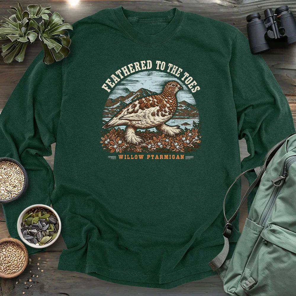 Feathered To The Toes Long Sleeve T-shirt