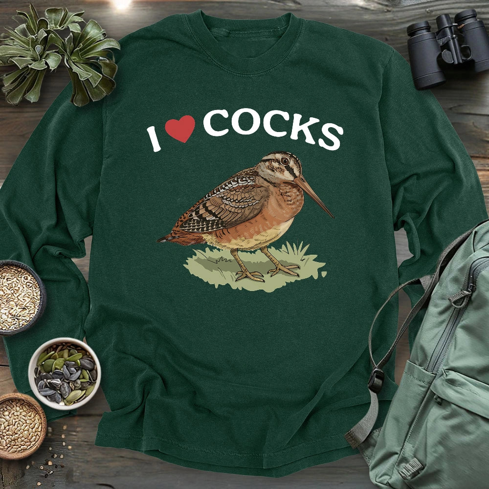 I Love Cock Long Sleeve T-shirt