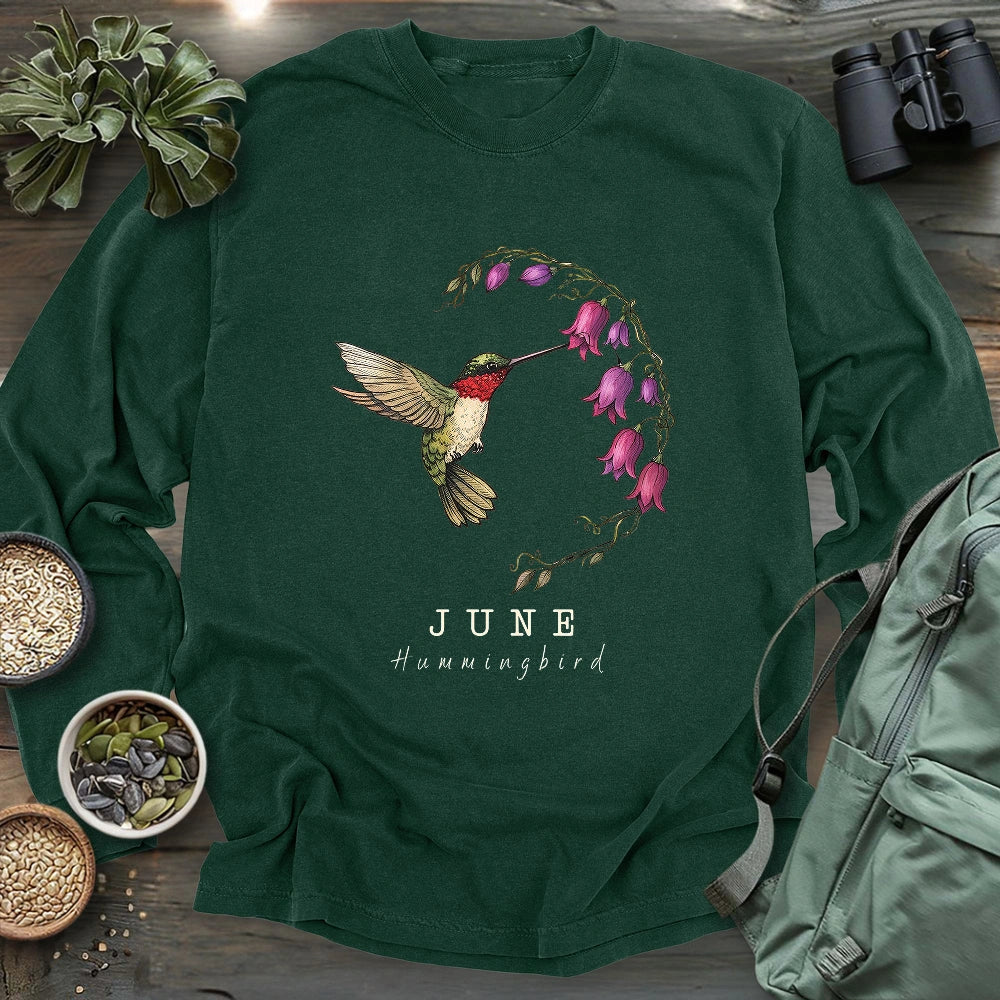 June Hummingbird Long Sleeve T-shirt