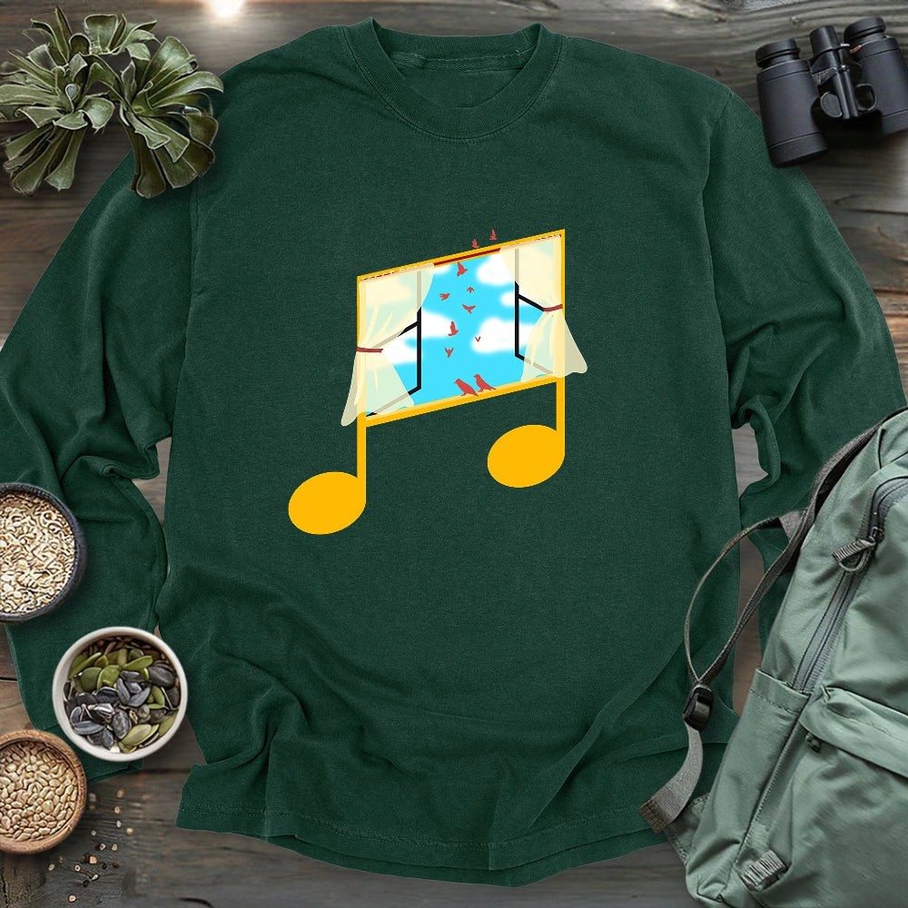 Listening To Songbirds Long Sleeve T-shirt