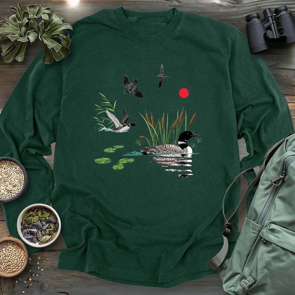 Loon Landing Long Sleeve T-shirt