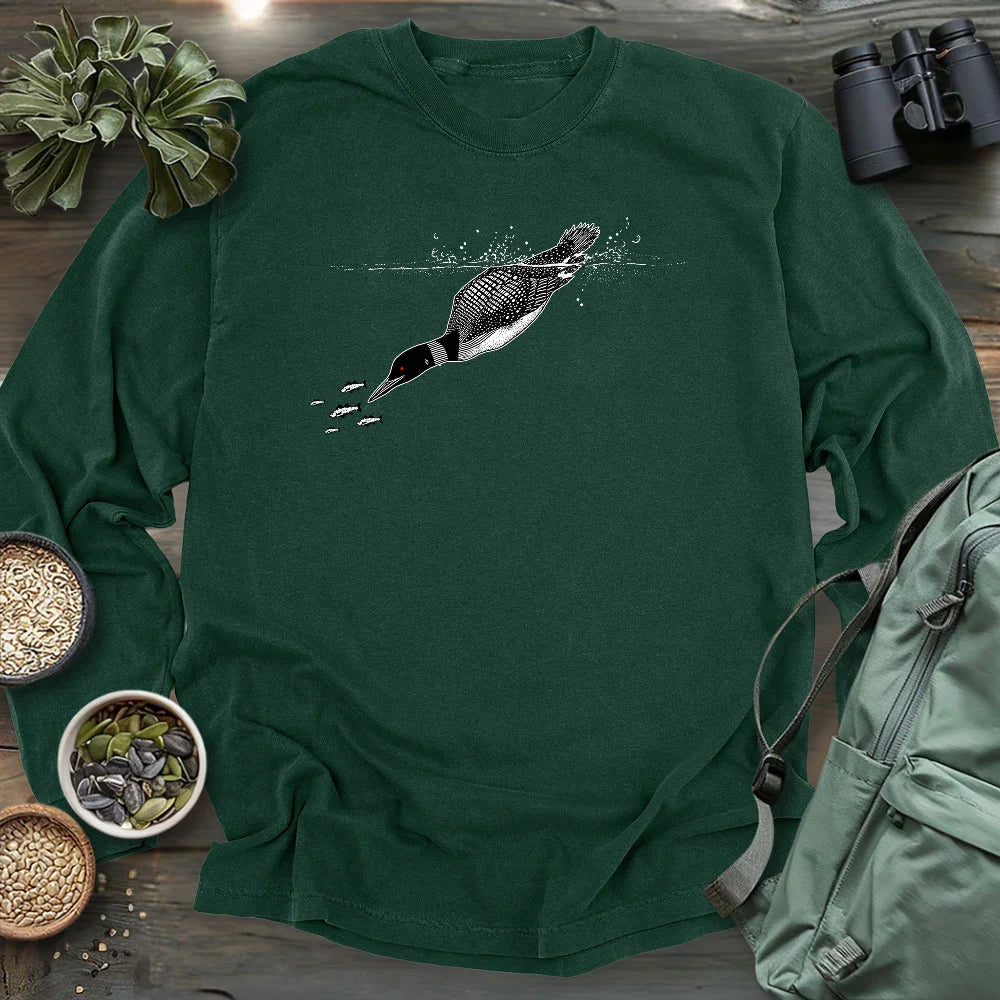 Loon On The Hunt Long Sleeve T-shirt