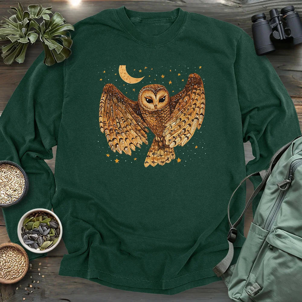 Mystical Owl Long Sleeve T-shirt