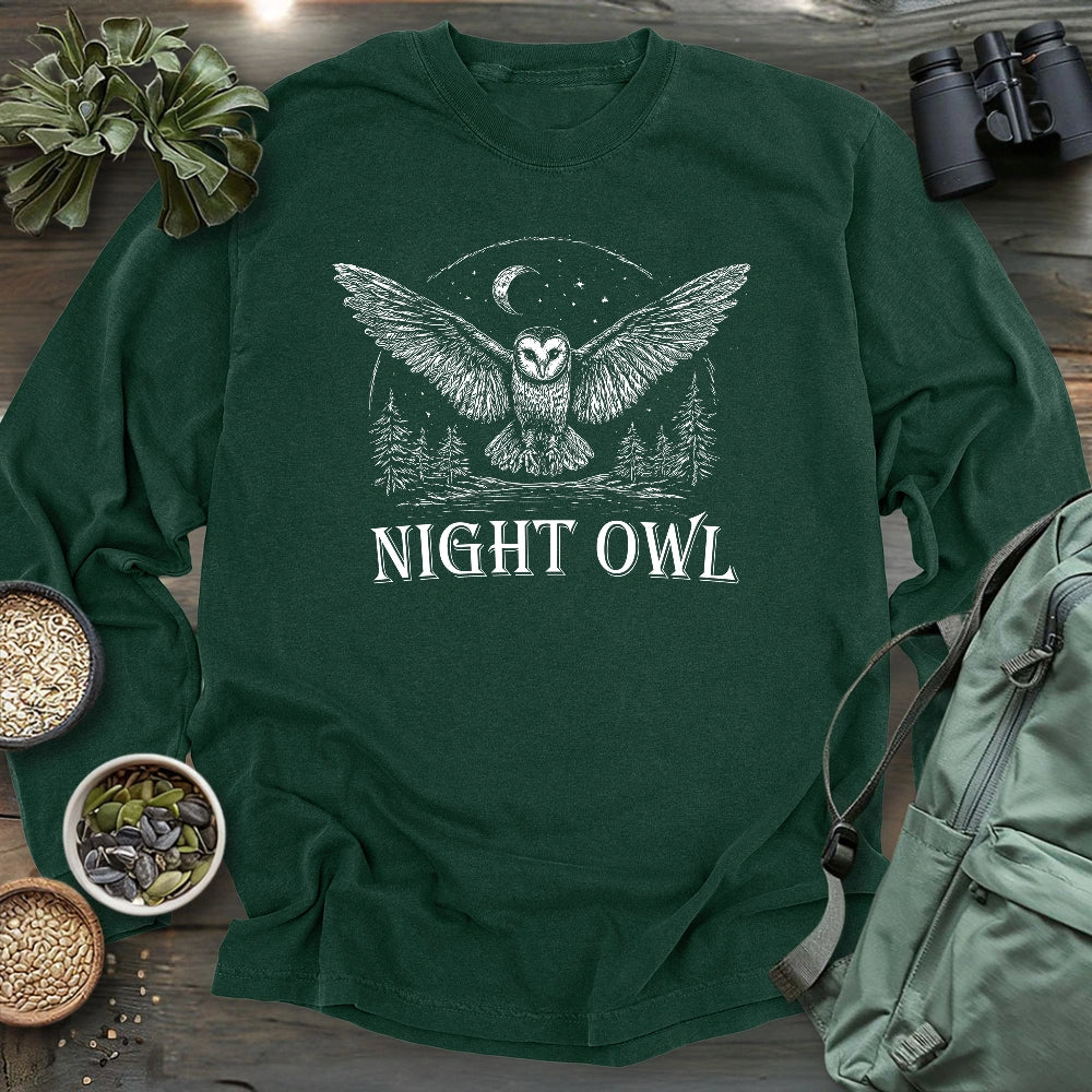 Night Owl Long Sleeve T-shirt