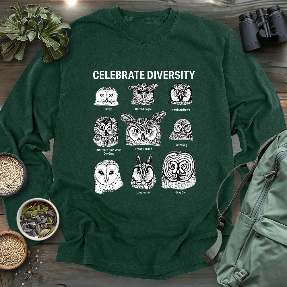Owl Profiles Long Sleeve T-shirt