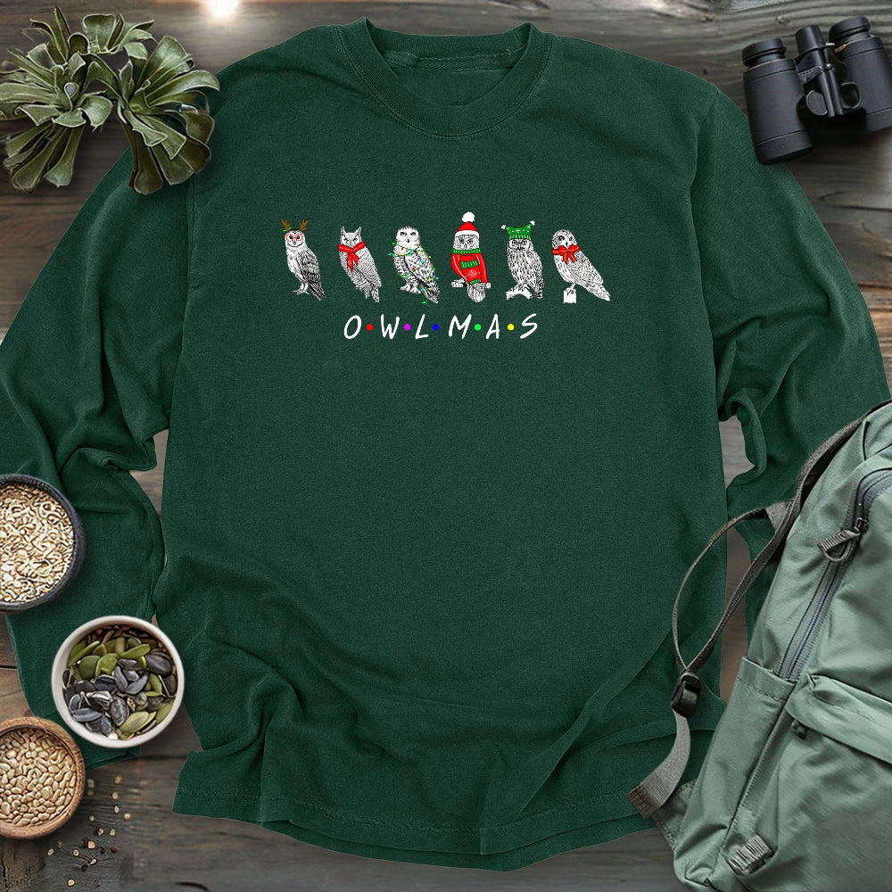 Owlmas Long Sleeve T-shirt