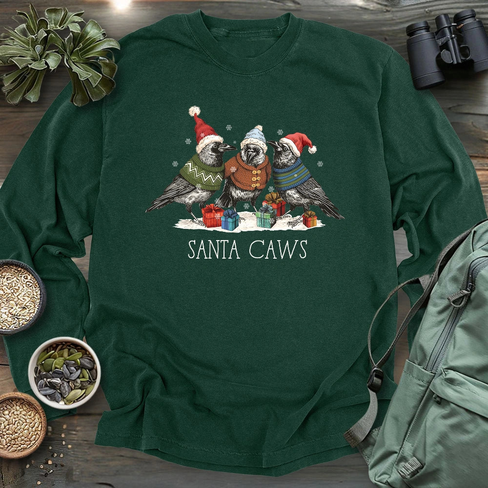Santa Caws Long Sleeve T-shirt