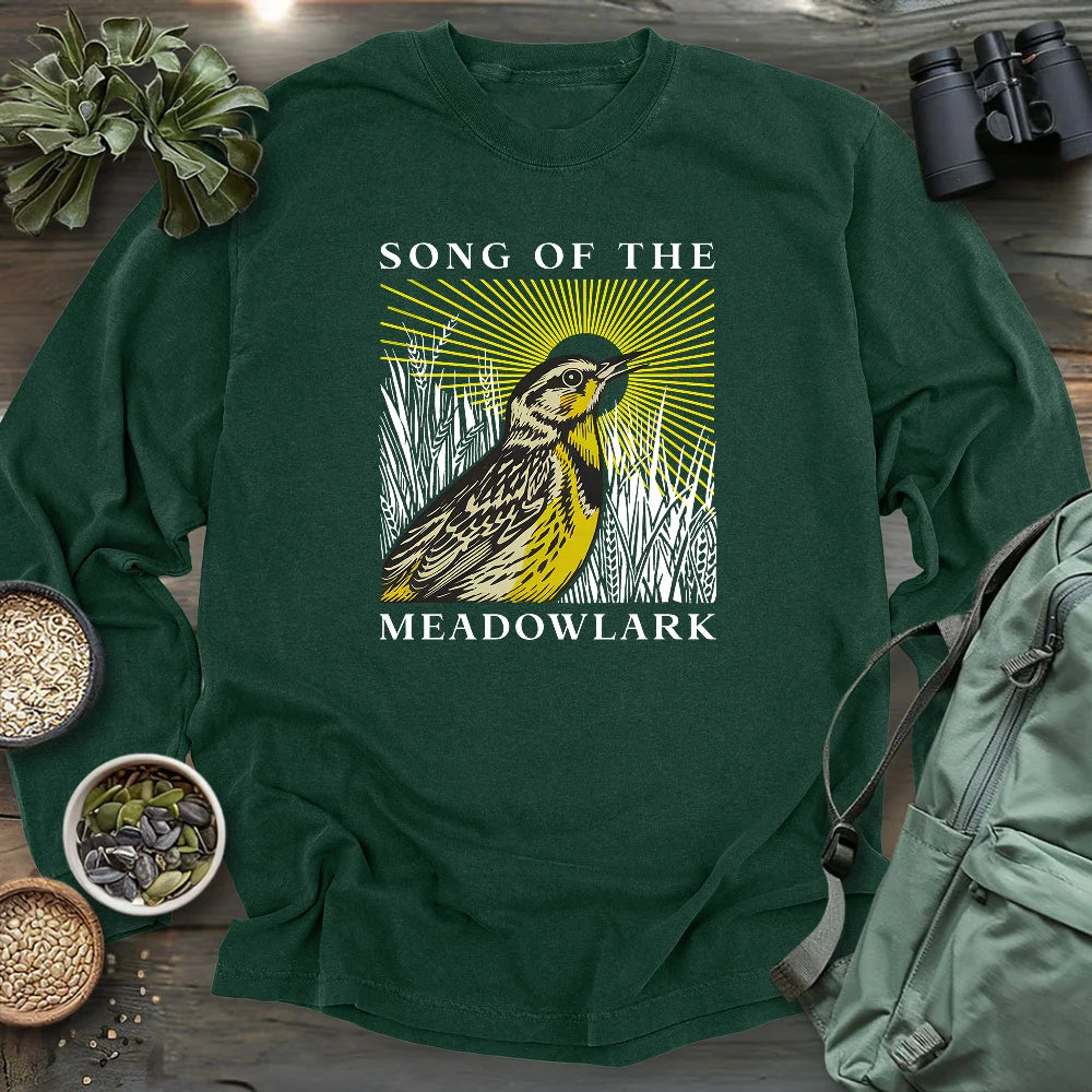 Song Of The Meadowlark Long Sleeve T-shirt