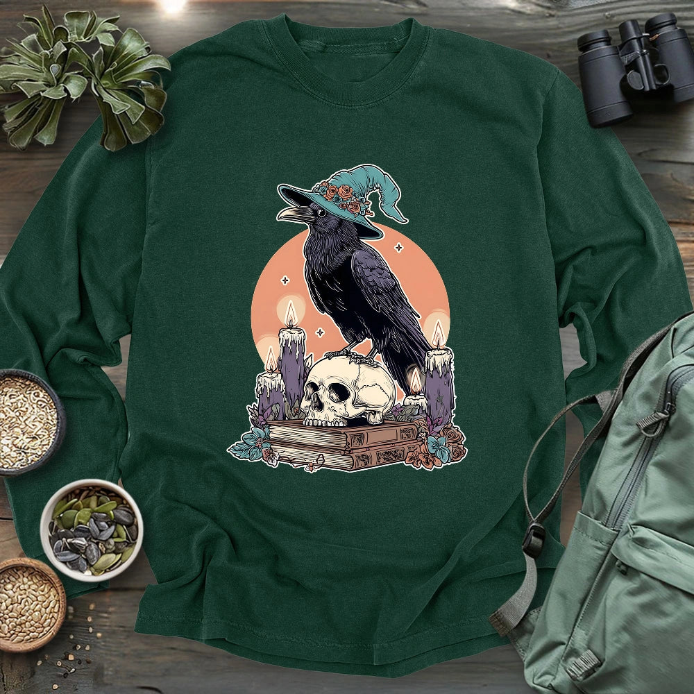 Witch’s Raven Long Sleeve T-shirt
