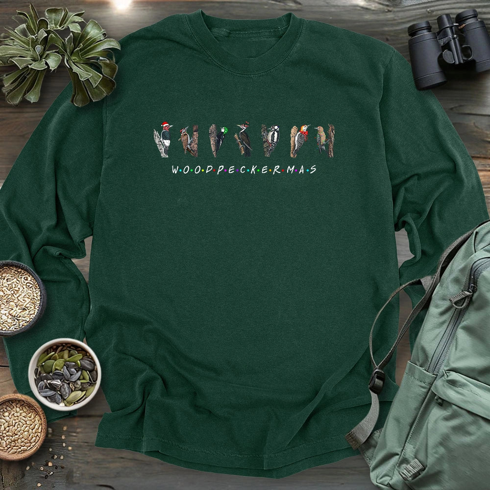 Woodpeckermas Long Sleeve T-shirt