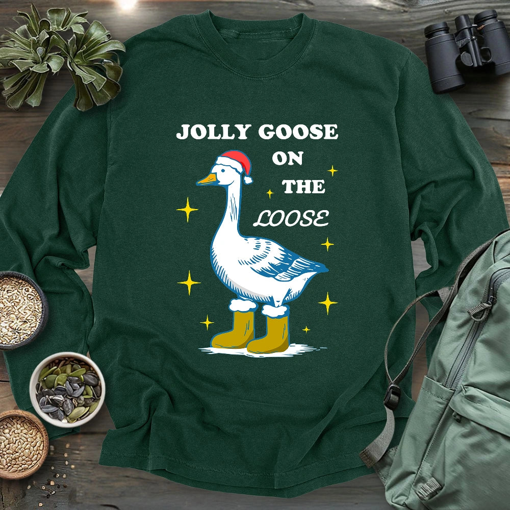 Silly Goose Christmas Long Sleeve T-shirt