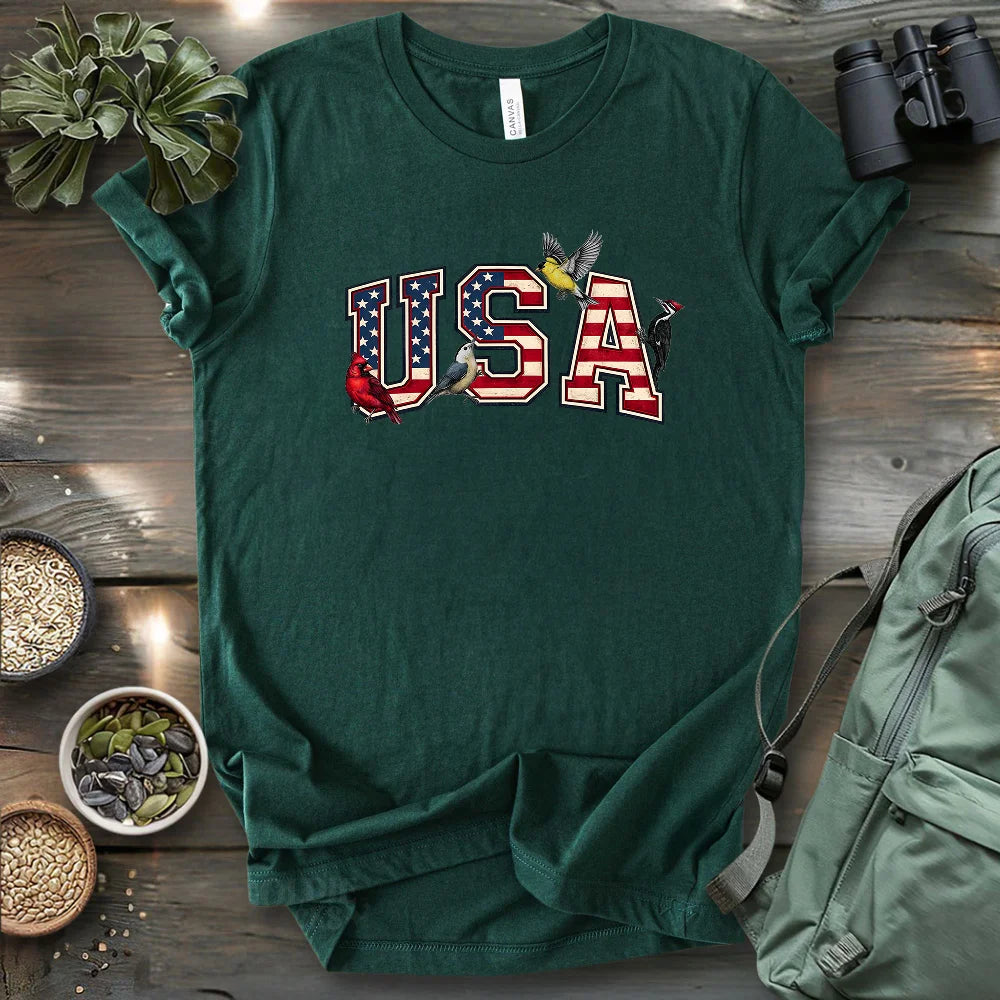 Backyard Birds USA T-shirt