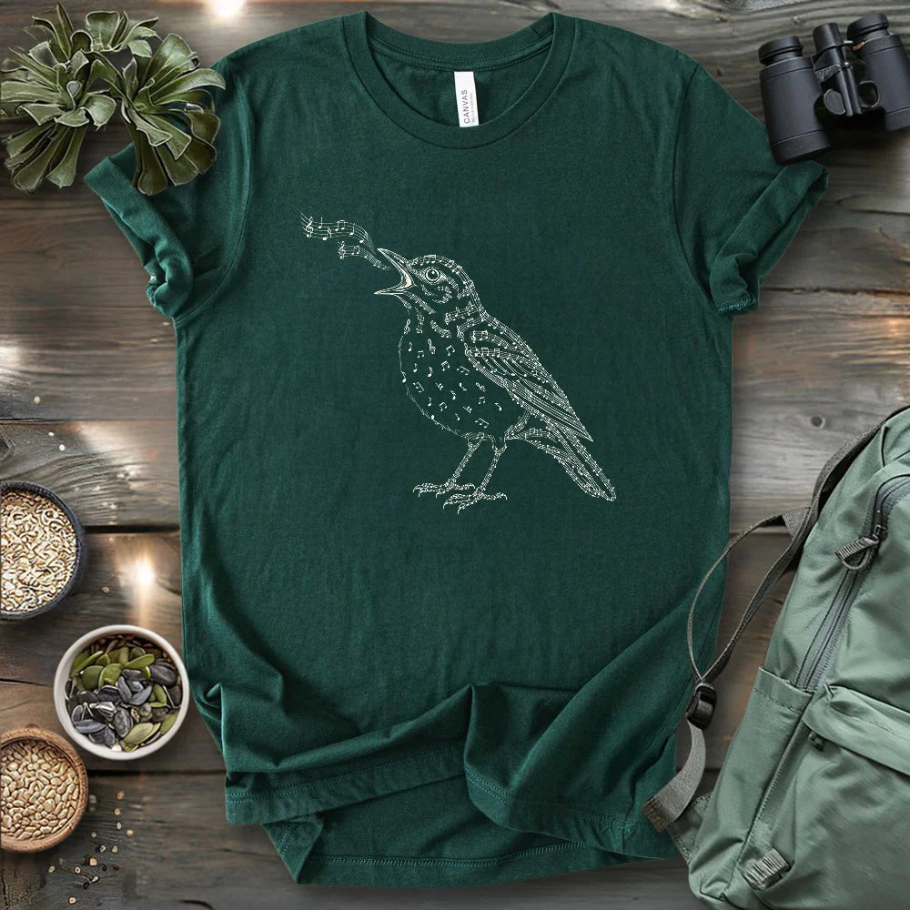 Bird Made Of Music T-shirt