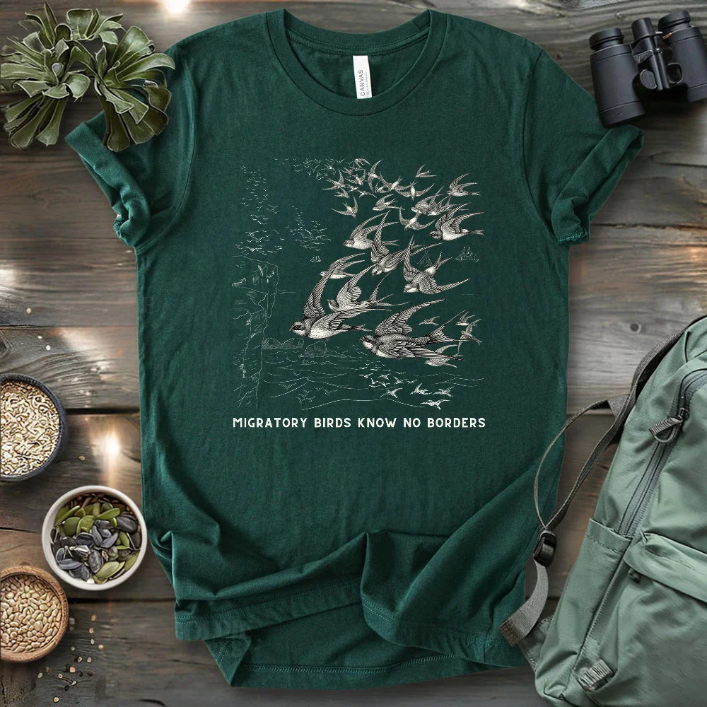 Birds Know No Border T-shirt