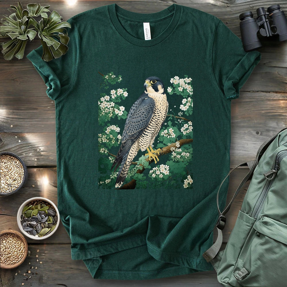 Falcon In Bloom T-shirt