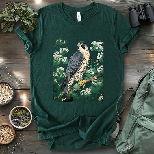 Falcon In Bloom T-shirt