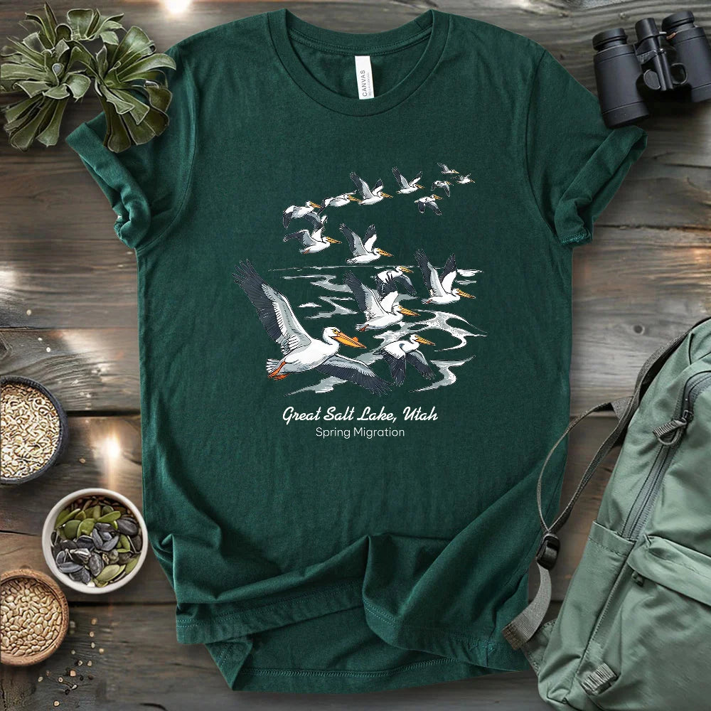 Great Salt Lake In Spring T-shirt